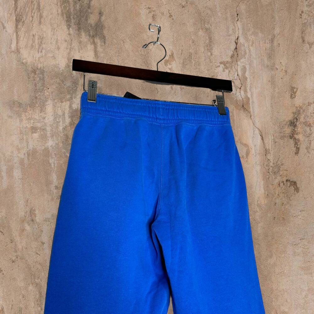 Vintage Y2K Nike Joggers Youth Large Royal Blue White Swoosh Black Cotton - Picture 4 of 6